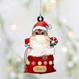 Dear Santa, Define Naughty - Personalized Dog Ornament