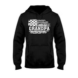 Grandpa US Flag - Personalized Grandpa T-shirt & Hoodie