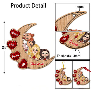 Grandkids - Personalized Grandma Ornament