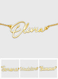 Custom Name - Personalized Family Name Necklace
