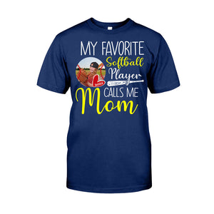 My Softball Player Calls Me Mom Grandma - Personalized Softball T-shirt And Hoodie