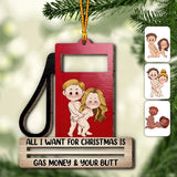 All I Want For Christmas - gift for husband, boyfriend, wife, girlfriend - Personalized Ornament