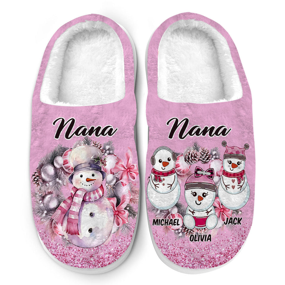 Great Nana - Personalized Grandma Slippers