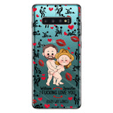 I Love You - gift for husband, wife, boyfriend, girlfriend - Personalized Clear Phone Case