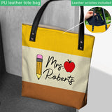 A Great Teacher - Personalized Teacher Tote Bag