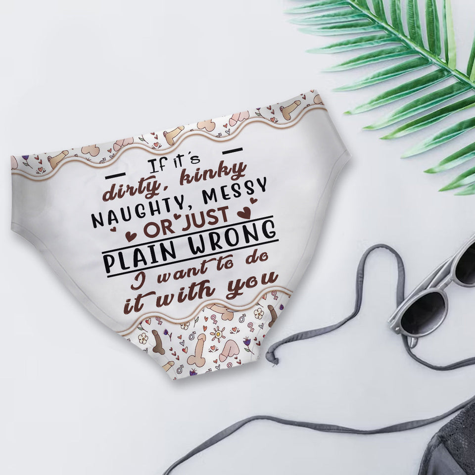 Partner In Crime - Personalized Couple Women Briefs