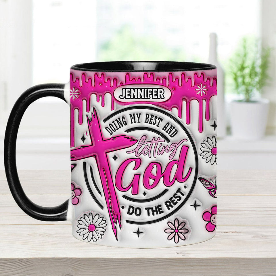 Je fais de mon mieux - Mug chrétien personnalisé