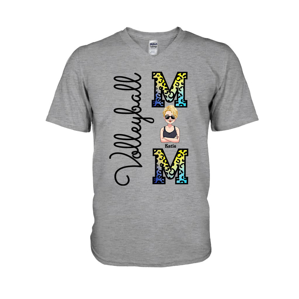 Volleyball Mom - Personalized Volleyball T-shirt and Hoodie