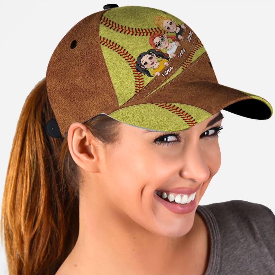 Softball Mom - Personalized Softball Classic Cap