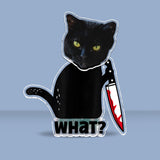 What Cool Black Cat - Black Cat gift for cat lover - Personalized Custom Shaking Head