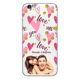 I'm Yours - Personalized Couple Clear Phone Case