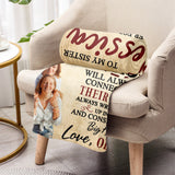 Sisters Will Always Be Connected By Hearts - Personalized Sister Blanket
