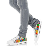 Sensibilisation à l'autisme Chaussures basses 0622