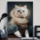 Royal Portrait - Personalized Cat Canvas And Poster