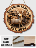 Hunting Life - Personalized Hunting Custom Shaped Wood Sign