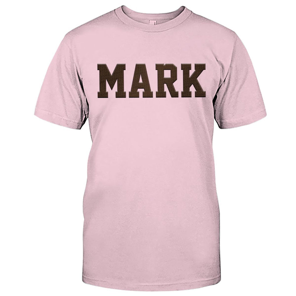 Custom Name - Personalized Kid Embroidered T-shirt