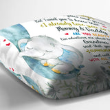 Love From Baby Bump - Personalized Mother Throw Pillow
