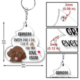 Every Poo I Do For You - Dog gift for dog lover - Personalized Keychain