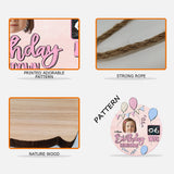 Birthday Countdown - Personalized Family Wood Sign