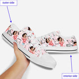 Photo Inserted Funny Golfer - Personalized Golf Low Top Shoes
