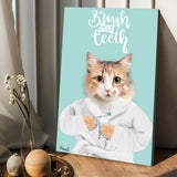 Hello Sweet Cheek - Personalized Dog Canvas And Poster
