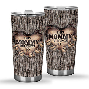 Dad's Heart - Gift for dad, grandma, grandpa, mom, uncle, aunt, brother, sister - Personalized Tumbler