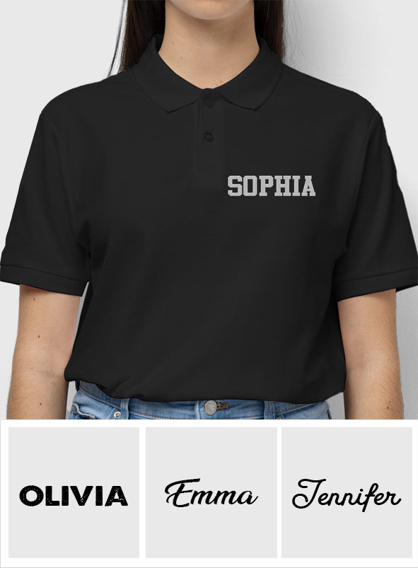 Custom Name - Personalized granddaughter Embroidered Polo Shirt