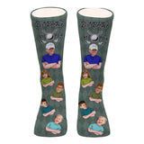 Best Dad By Par - Golf gift for dad, him, boyfriend, husband, grandpa - Personalized Socks
