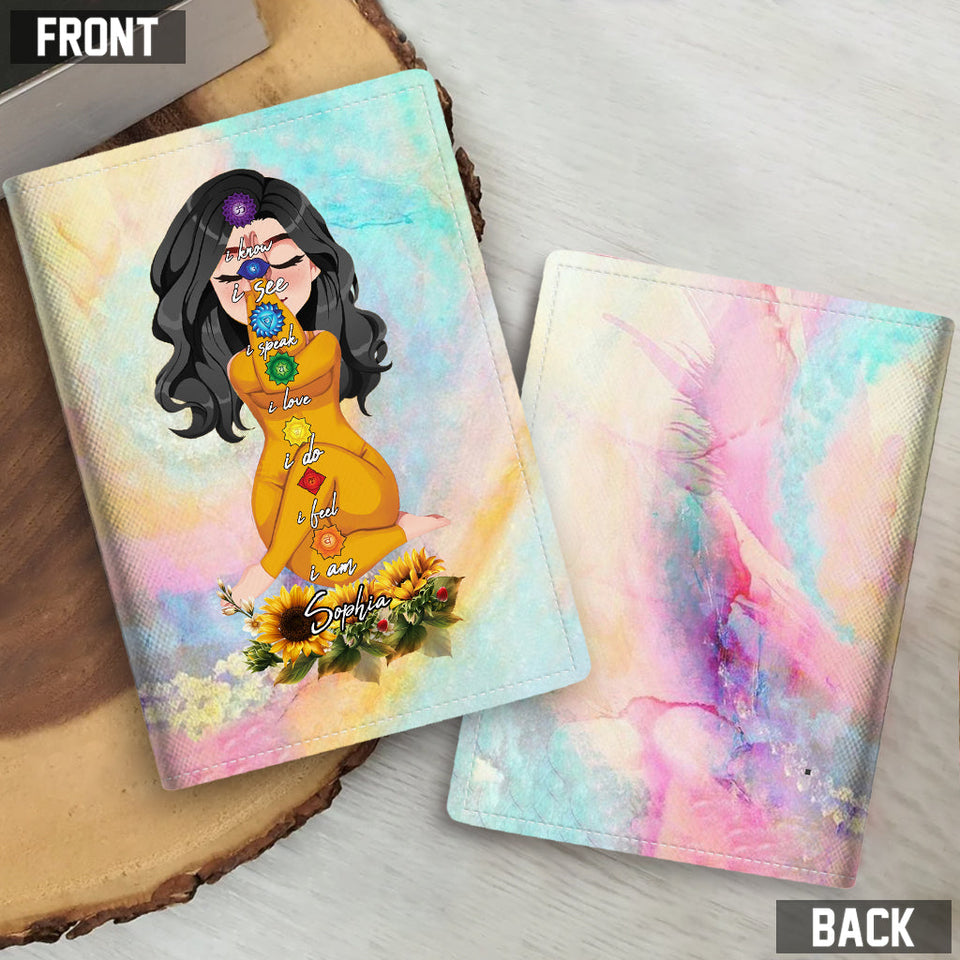 Let That Shit Go - Personalized Yoga Passport Holder