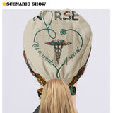 It's A Work Of Heart - Personalized Nurse Scrub Cap