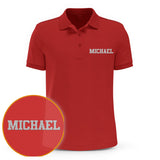 Custom Name - Personalized Father Embroidered Polo Shirt