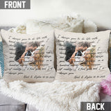 I Choose You - Personalized Husband And Wife Throw Pillow