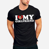 I Love My Hot Girlfriend/ Boyfriend/ Wife/ Husband - Personalized Couple T-shirt And Hoodie