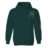 Custom Line Art - Personalized Dog Embroidered Hoodie