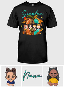 Grandma - Personalized Thanksgiving T-shirt And Hoodie