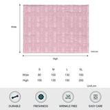 Custom Name Pattern - Personalized Newborn Blanket