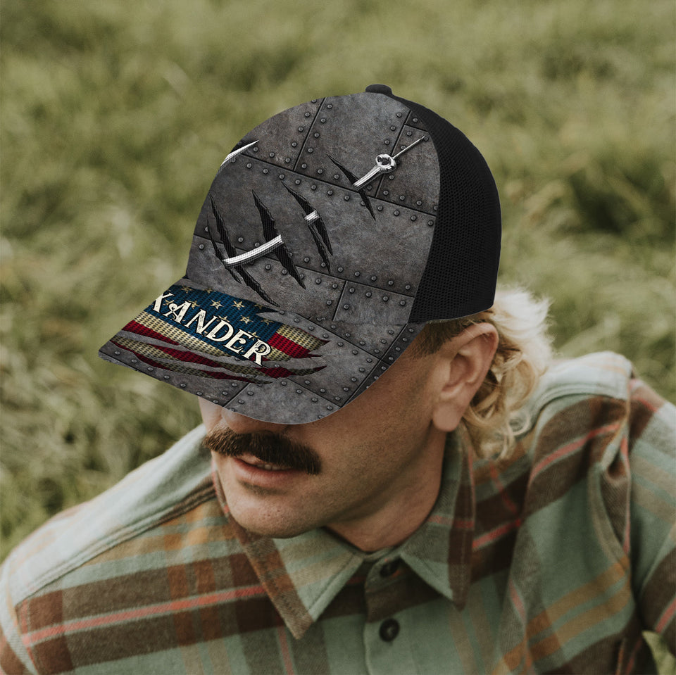 Fishing Hook Cool Design - Personalized Fishing Trucker Hat