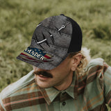 Fishing Hook Cool Design - Personalized Fishing Trucker Hat
