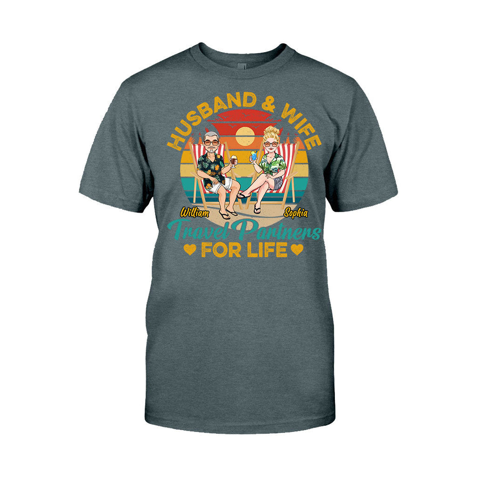 Travel Partners For Life - Personalized Travelling T-shirt & Hoodie