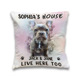 My House - Personalized Dog Throw Pillow
