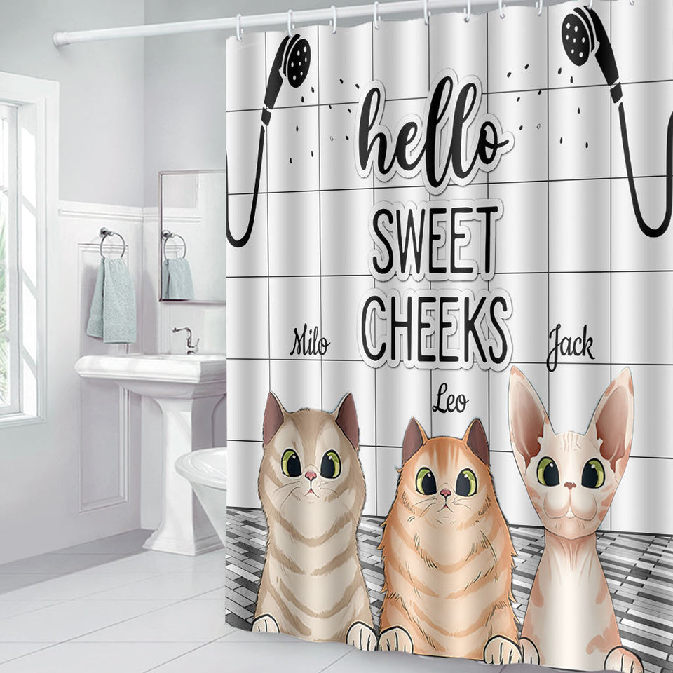 I Saw That - Personalized Dog Shower Curtain