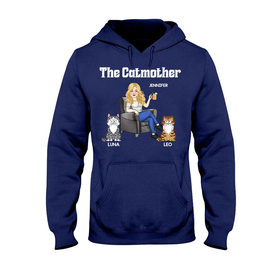 The Catmother - Personalized Cat T-shirt And Hoodie