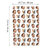 Funny Face - Personalized Couple Towel