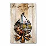 You Are The Spark Of My Life - Personalized Couple Camping Poster