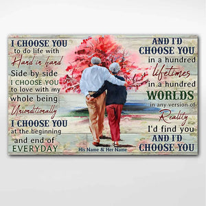 Until The End Of Our Lives - Personalized Couple Poster