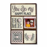 Love Lives Here - Personalized Couple Poster