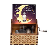 To The Moon And Back - Personalized Mother's Day Grandma Hand Crank Music Box