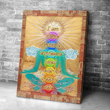 I Am Divine Intuitive Expressive - Personalized Yoga Poster