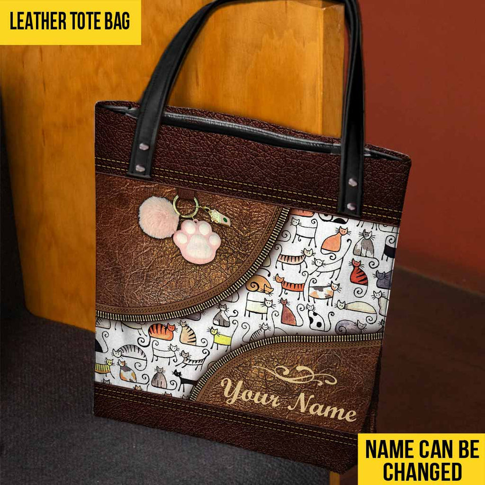 Cats Rule The World Personalized Tote Bag