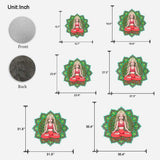 Namaste - Personalized Yoga Shaped Doormat